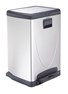 50 Liter Stainless Rectangle Step Trash Can
