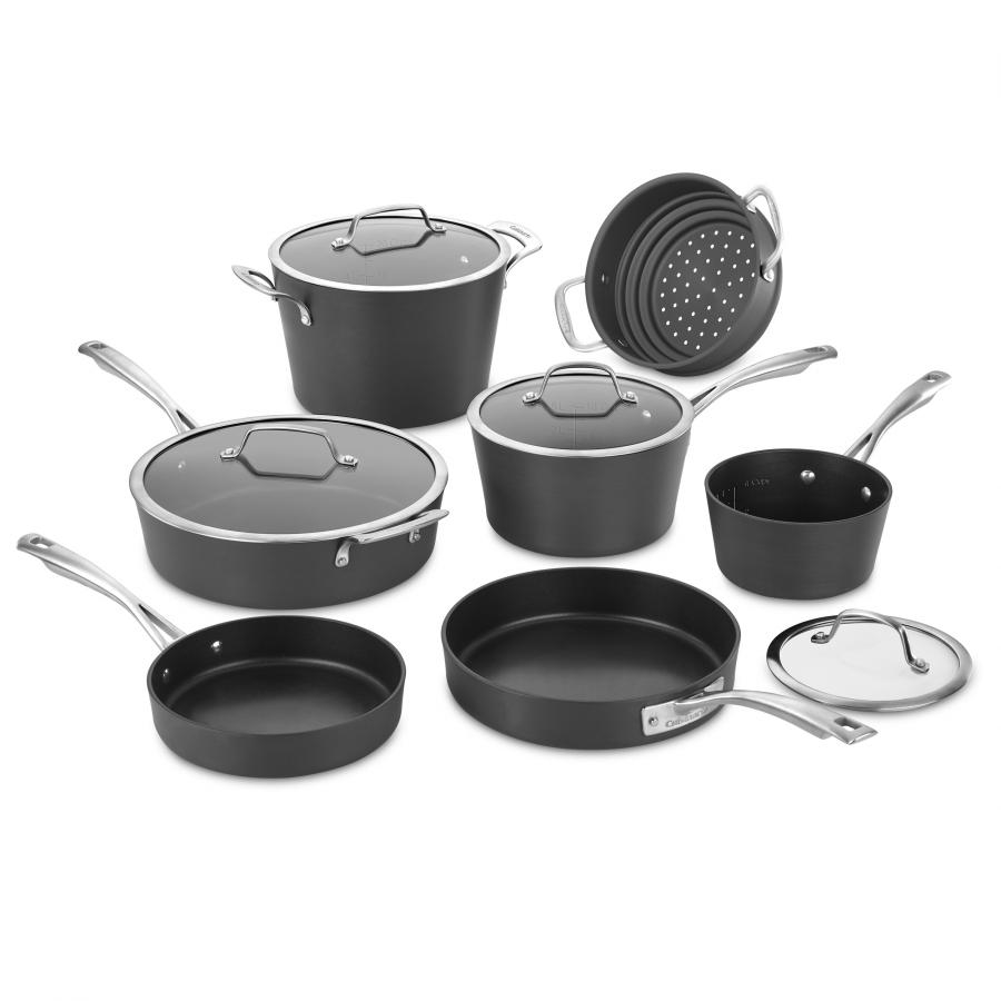 Discontinued Chef's Classic™ Nonstick Hard Anodized 11 Piece Conical Hard Anodized Induction Set
