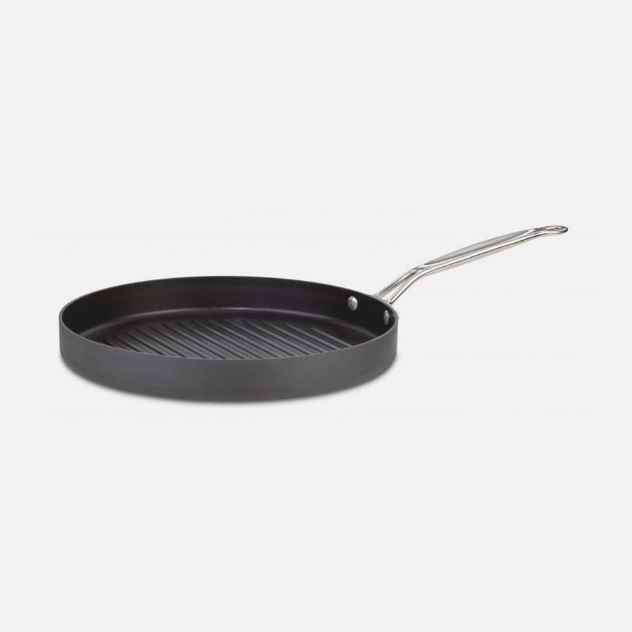 Chef's Classic™ Nonstick Hard Anodized 12" Round Grill Pan