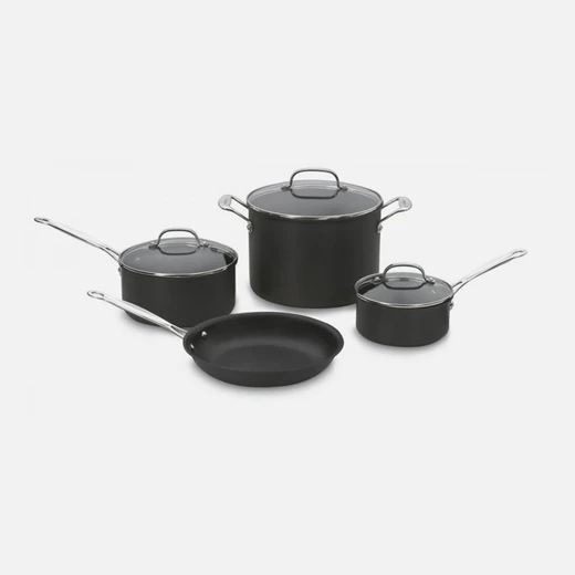 Chef's Classic™ Nonstick Hard Anodized 7 Piece Set