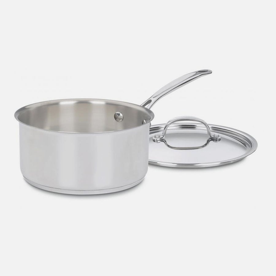 Cuisinart Chef's Classic Stainless Steel 3-Quart Covered Chef's Pan NEW 