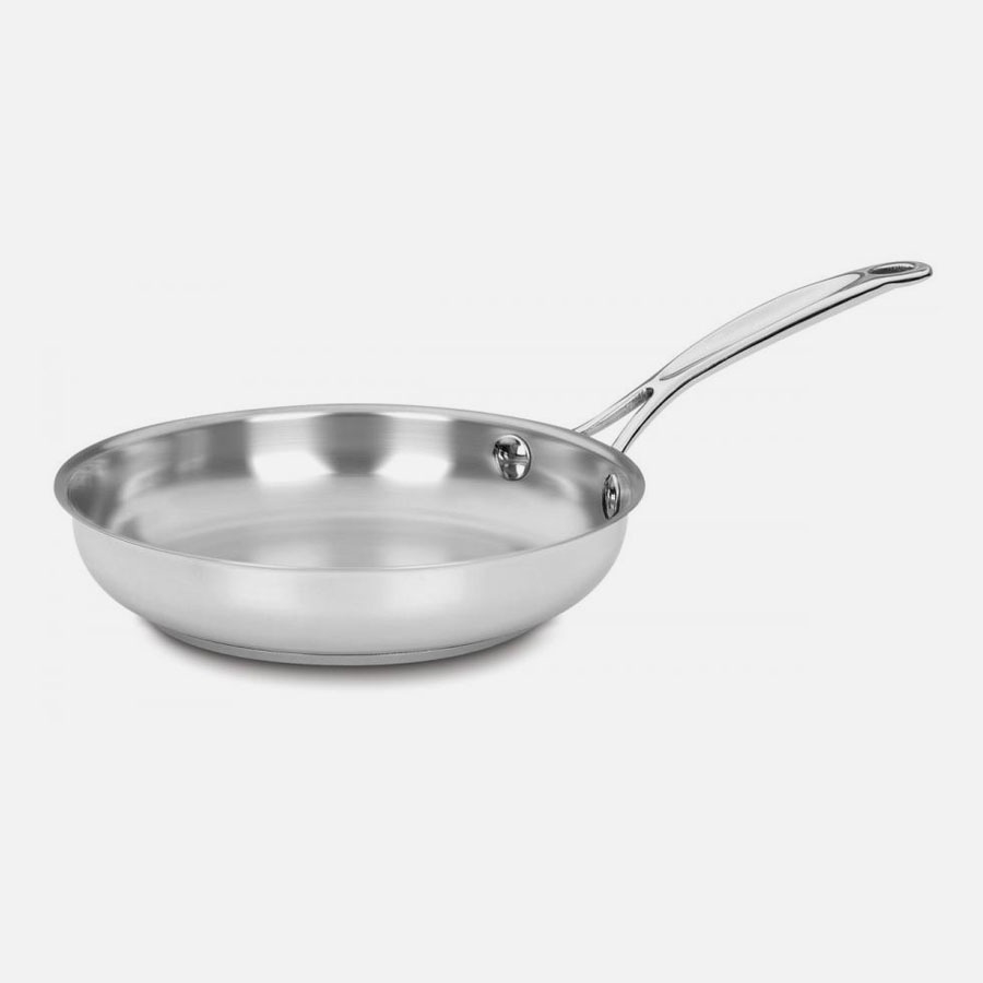 Cuisinart Skillet 8 inch Stainless Steel Cooking Frying Pan Model #722-20  EUC