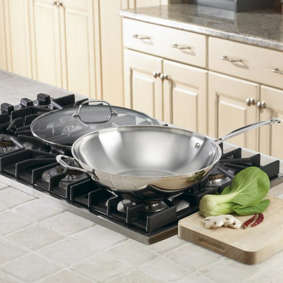 Heerlijk wat betreft onstabiel 14" Stir-Fry Pan with Helper Handle & Glass Cover - Cuisinart.com