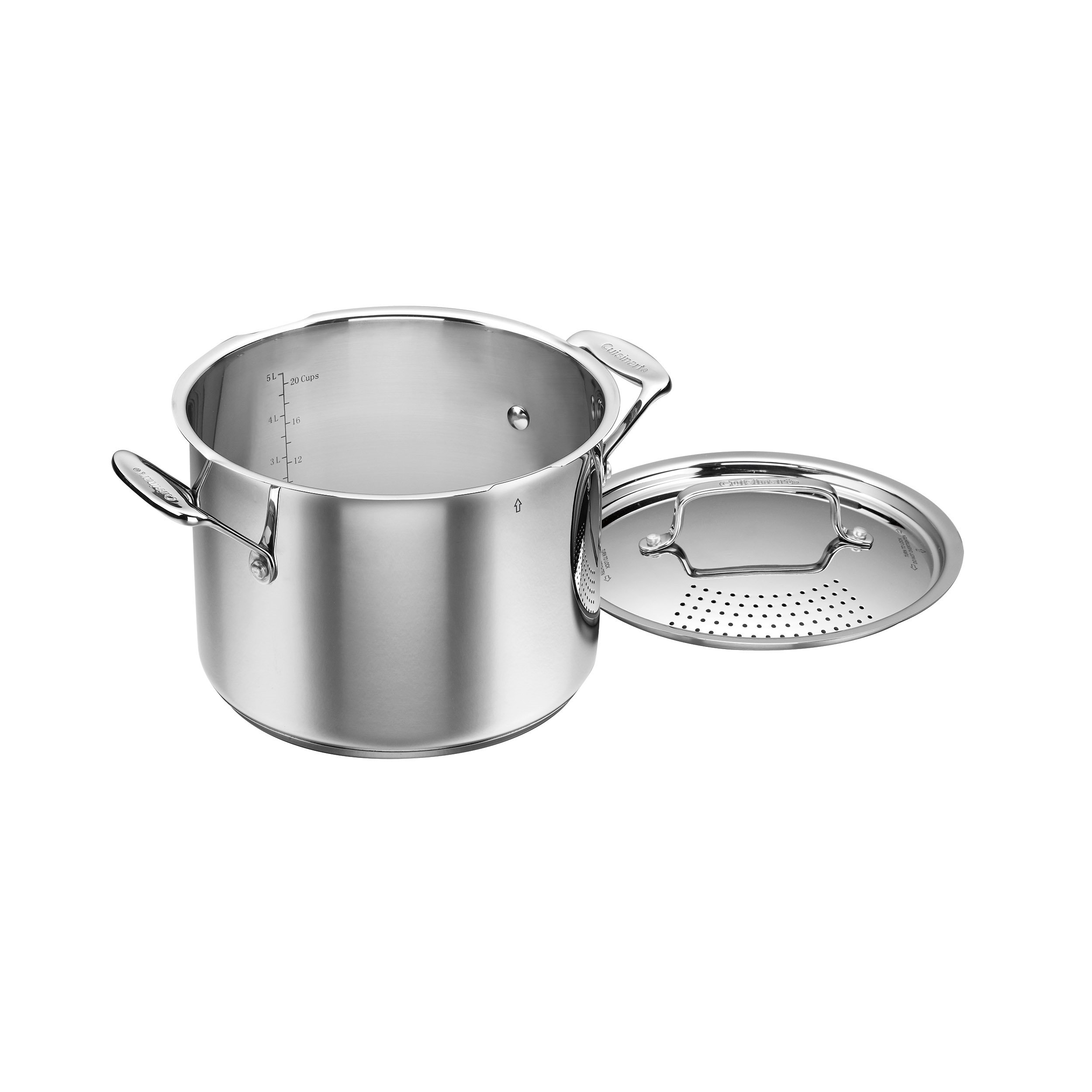Chef's Classic™ 6 Quart Stockpot with Straining Cover