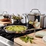 17-Piece Chef's Classic Stainless Cookware Set (77-17N)