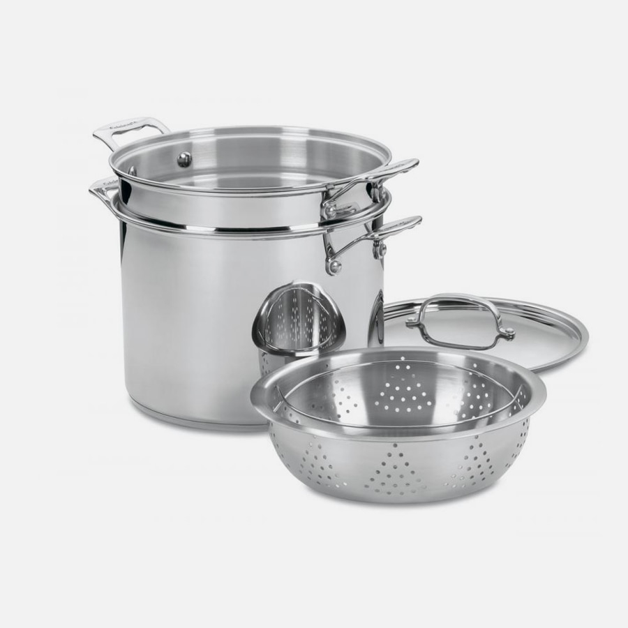Discontinued Chef's Classic™ Stainless 12 Quart Chef's Classic™ Stainless Pasta/Steamer 4 Piece Set