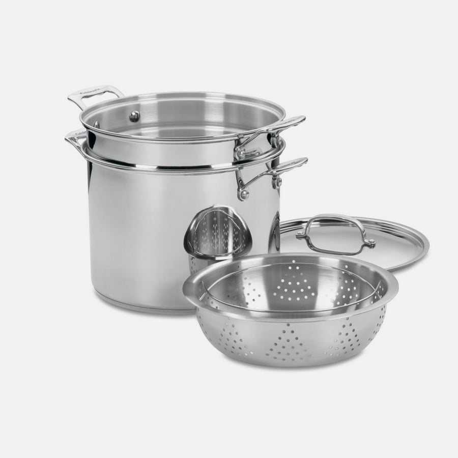 Chef's Classic™ Stainless 12 Quart Chef's Classic™ Stainless Pasta/Steamer 4 Piece Set