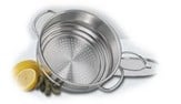 Universal Steamer Insert with Cover (Fits 16cm, 18cm, and 20cm Saucepans)