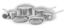 10 Piece Everyday Stainless Cookware Set