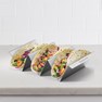 4-Pc Stainless Taco Tray Set