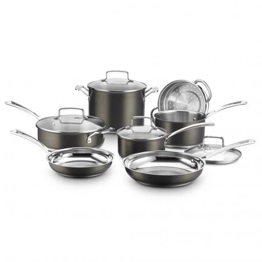 Black Stainless Collection 11 Piece Set