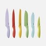 12 Piece Ceramic Coated Color Knife Set with Blade Guards