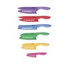 Discontinued 12 Piece Ceramic Coated Color Knife Set with Blade Guards