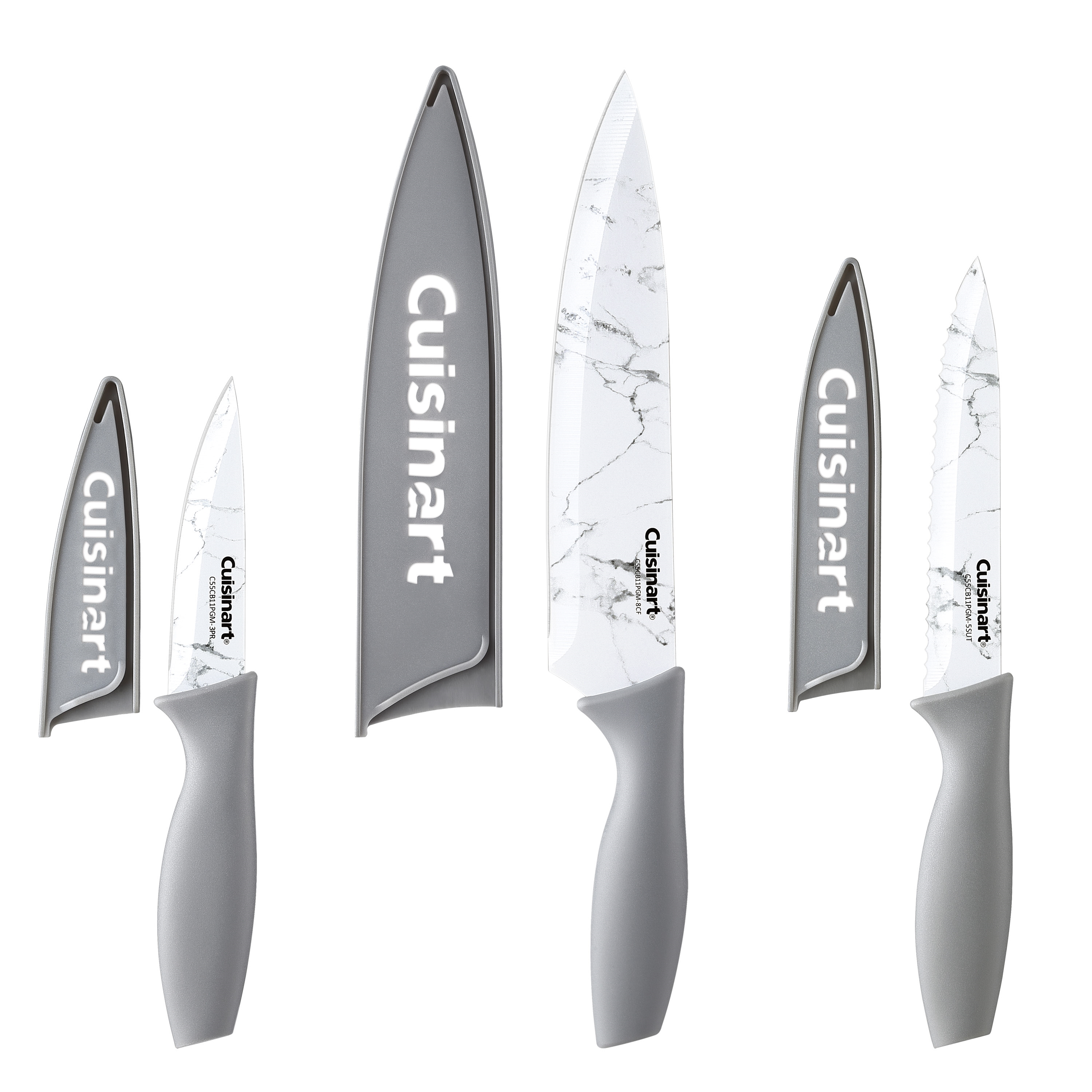 Discontinued Cuisinart Advantage 6pc Printed Chef Set - Grey Marble