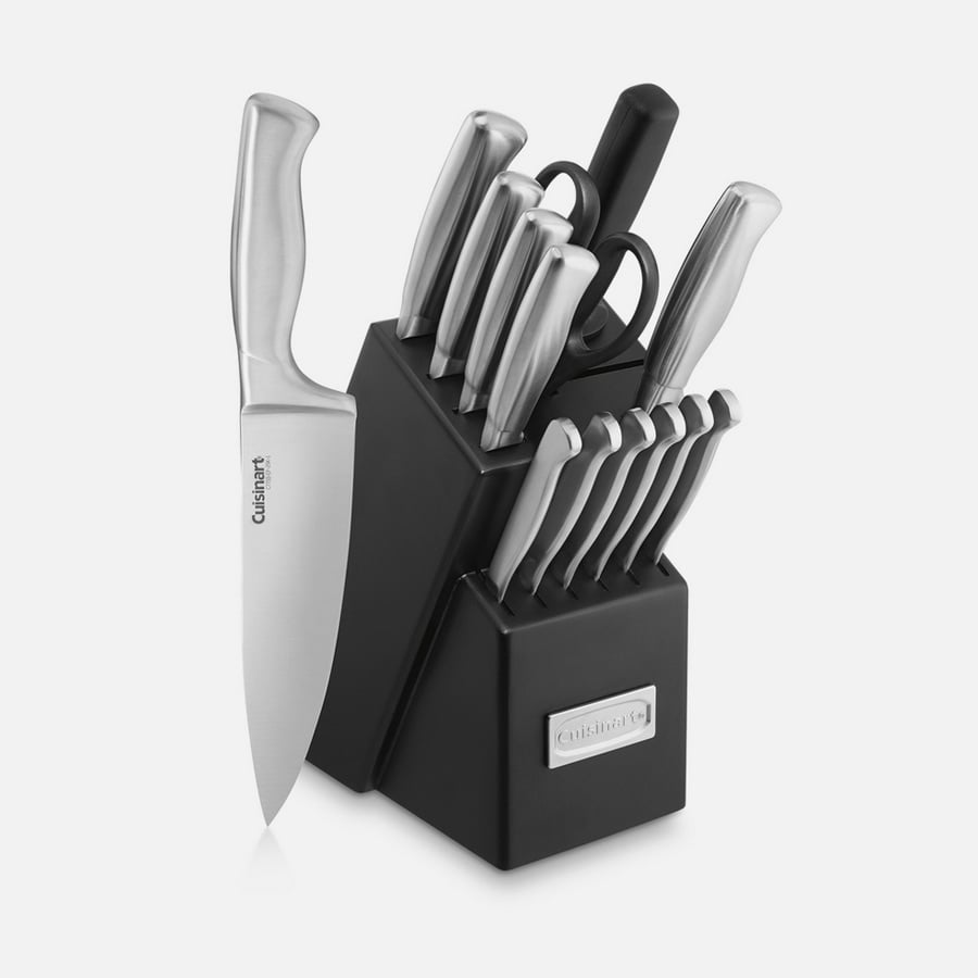 Cuisinart Stainless Steel Hollow Handle 15 Piece Cutlery Block Set