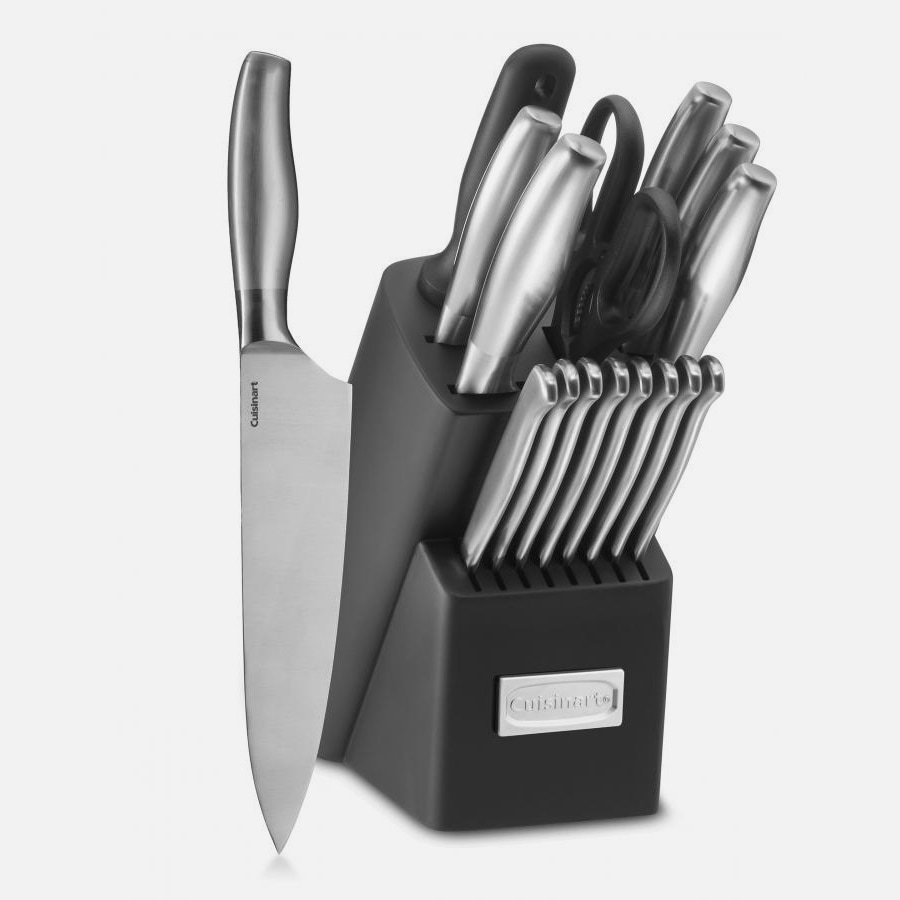 Home Hero Kitchen Knife Set - 17 piece Chef with Stainless Black