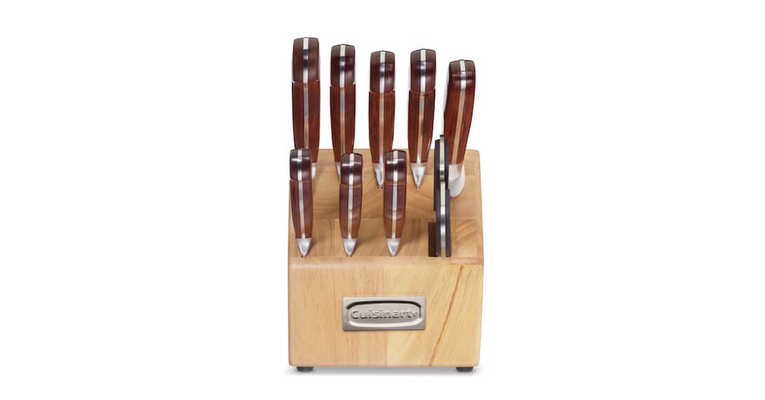 Discontinued Professional Series Pakka Wood 10 Piece Cutlery Block Set