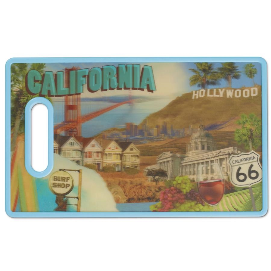 3D California Cutting Board