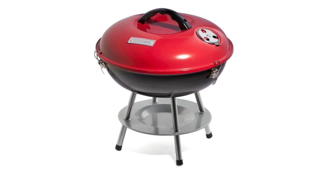 14" Portable Charcoal Grill (Red)
