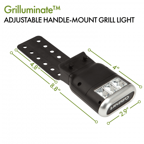 Adjustable Handle-Mount Grill Light