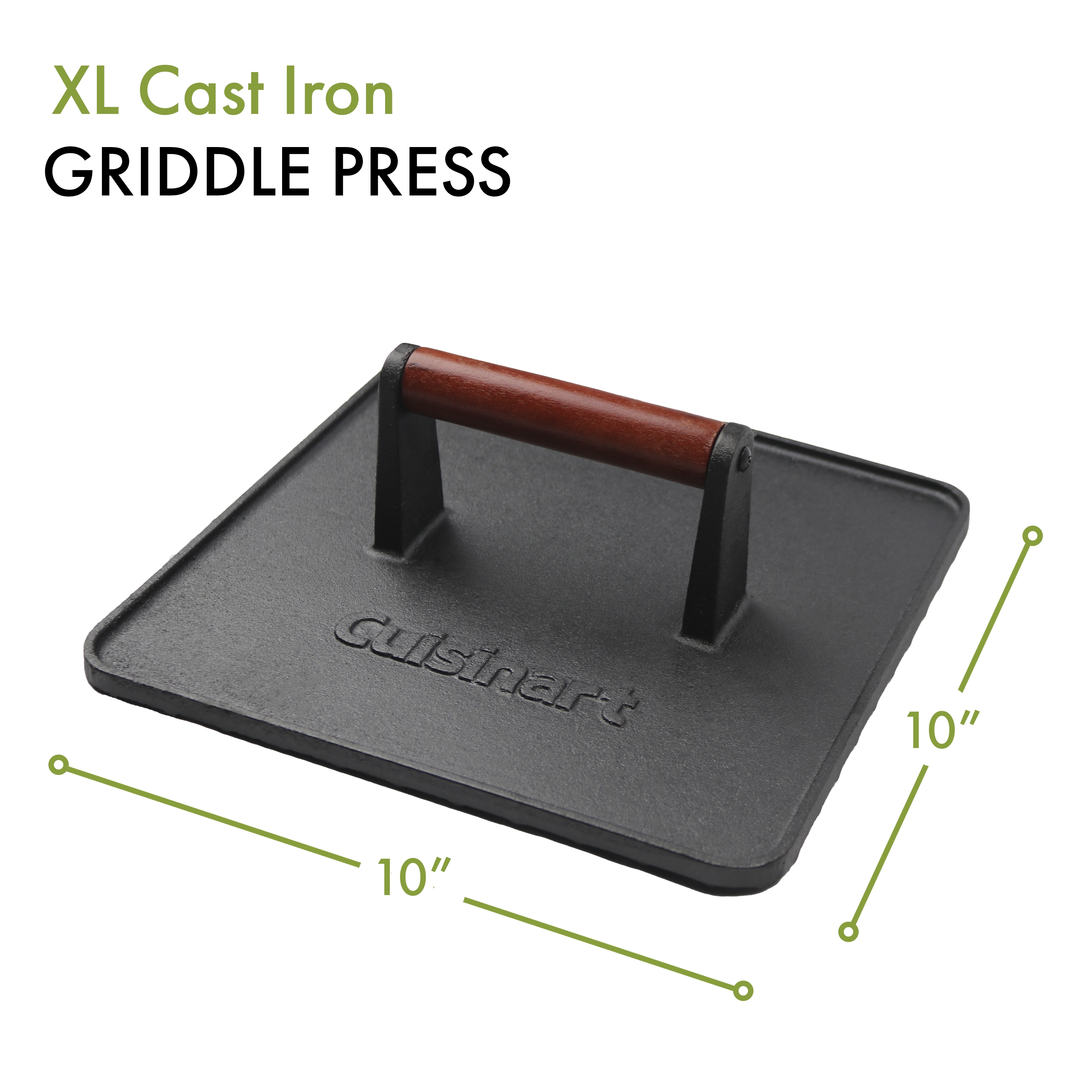 XL Cast Iron Griddle Press