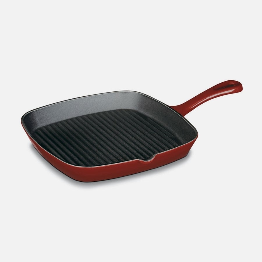Chef’s Classic™ Enameled Cast Iron Cookware 9.25" Square 9.25" Grill Pan