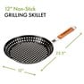 12" Non-Stick Grilling Skillet