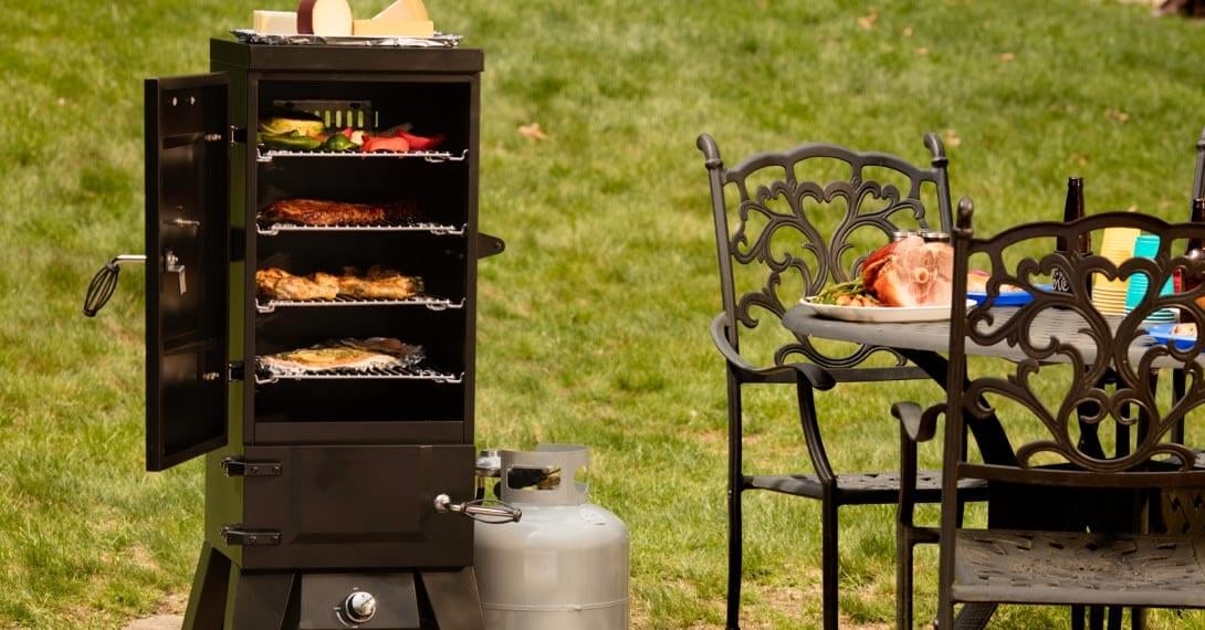Vertical 36 Propane Smoker - Innovative Grilling Tools