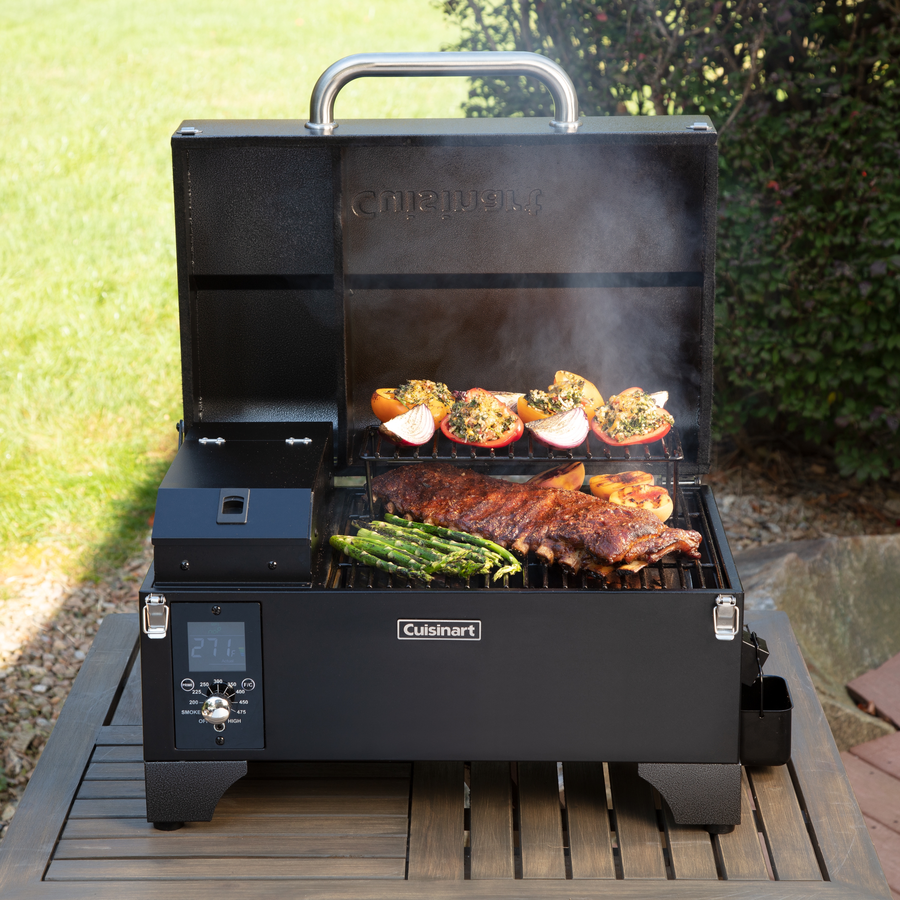 Portable Wood Grill and Smoker