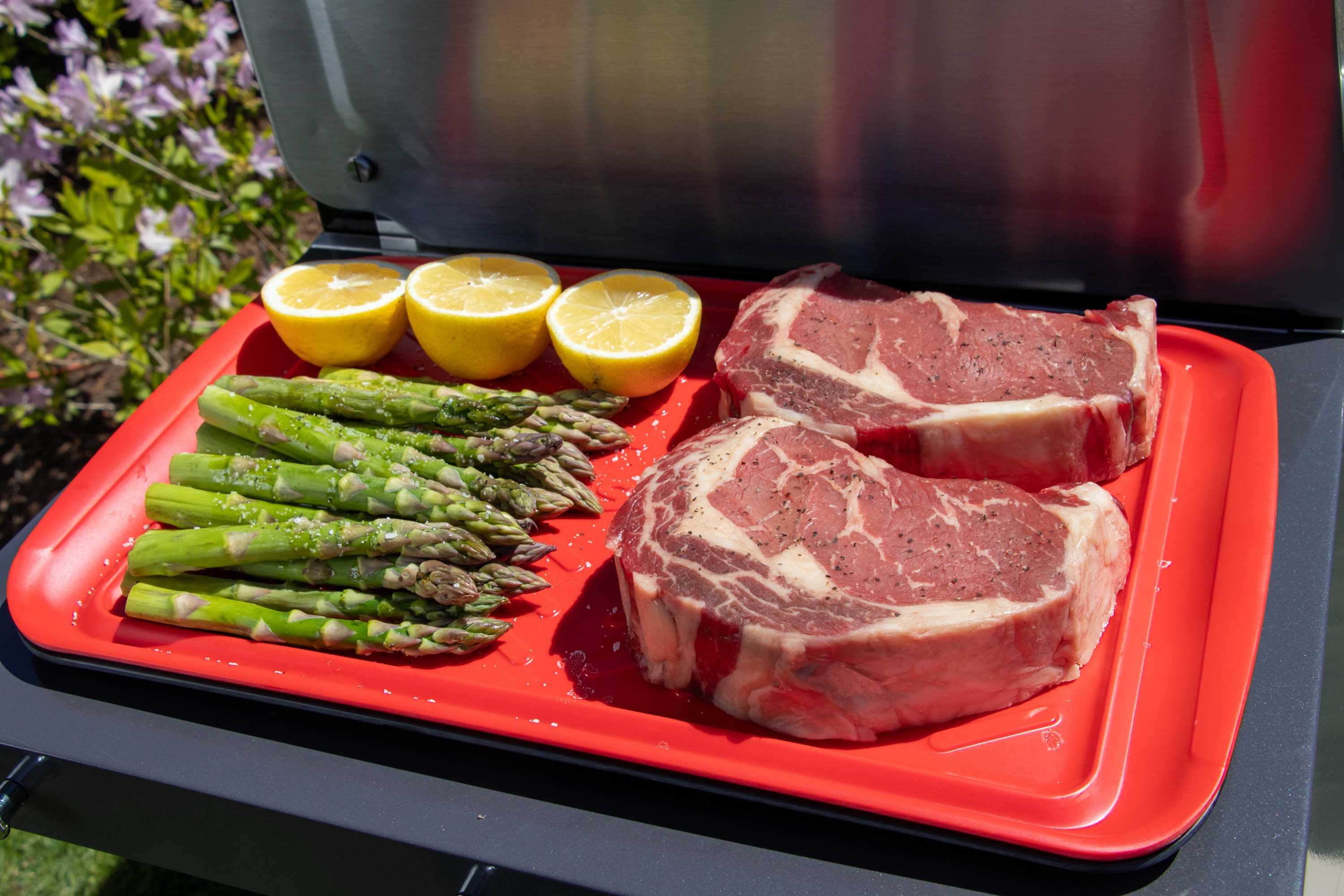 Grilling Prep and Serve Trays