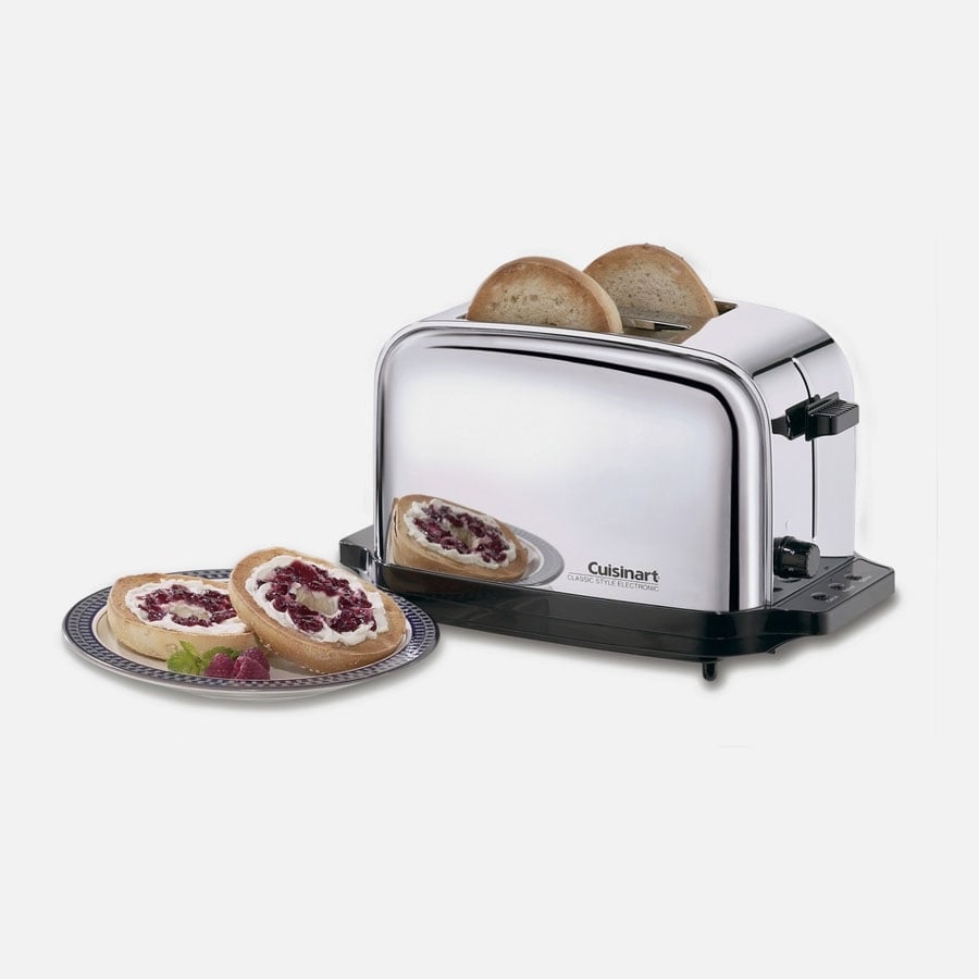 Classic Style Electronic Chrome Toaster