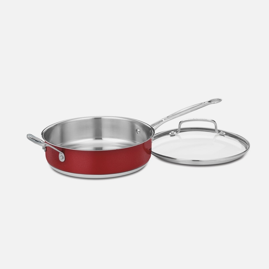 3 Quart Sauté Pan with Helper Handle and Cover