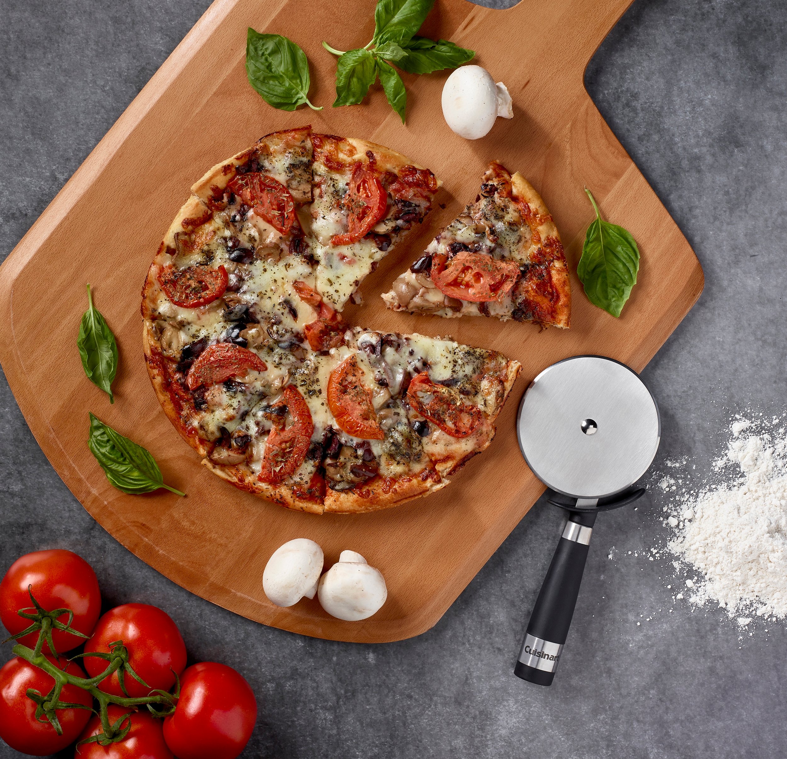 Pizza Cutter with Barrel Handle