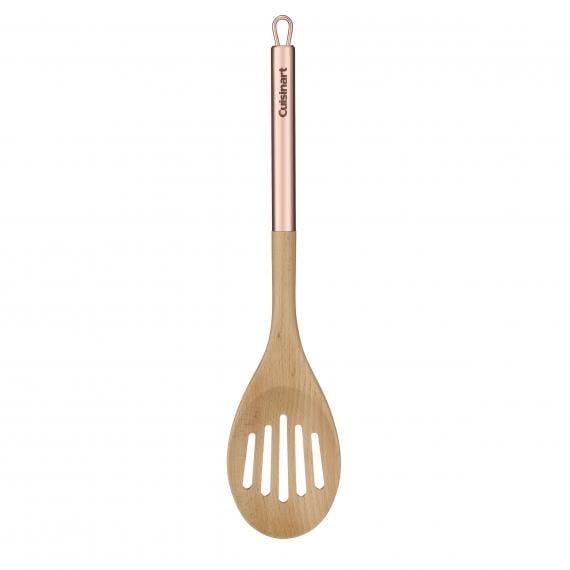 Discontinued Beechwood Slotted Spoon Copper