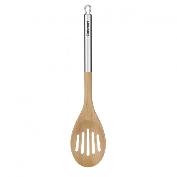 Beechwood Slotted Spoon Silver