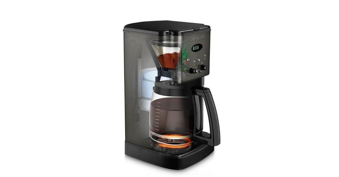 Cuisinart DCC-1200BKS 12 Cup Brew Central Coffee Maker Black Stainless Steel 