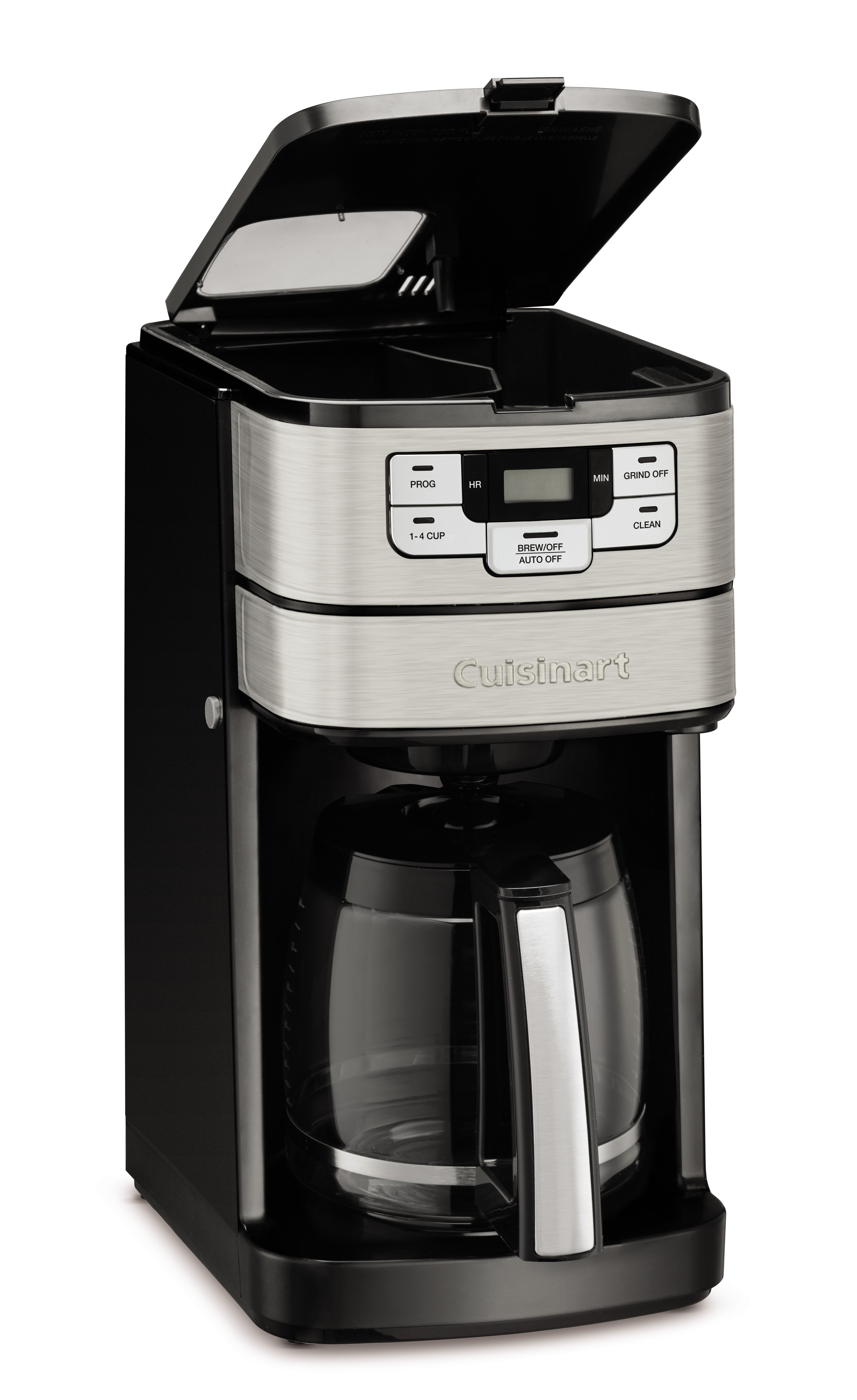 Cuisinart Grind & Brew Programmable Coffee Machine Coffee Maker Glass Carafe 