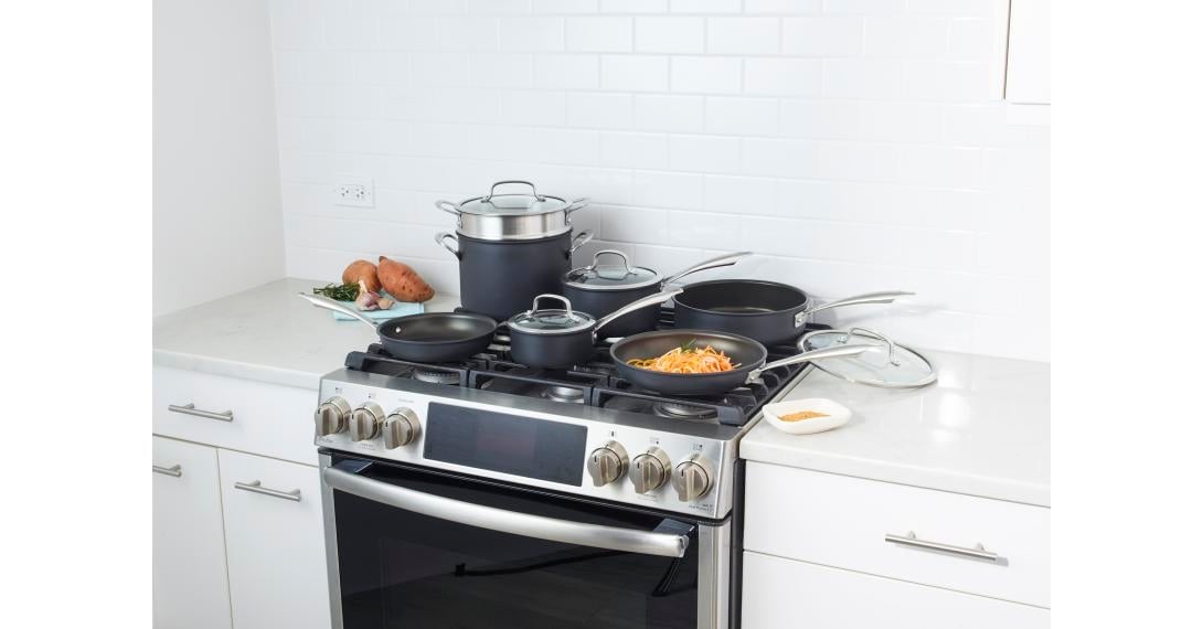 Dishwasher Safe Hard Anodized 11-Piece Cookware Set 86279032584 for sale online Cuisinart DSA-11 