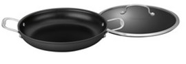 Discontinued Dishwasher Safe Anodized Cookware 12" Everyday Pan with Cover