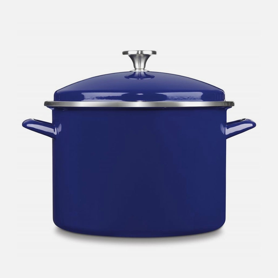 Chef Classic Enamel on Steel Cookware 10 Quart Stockpot with Cover