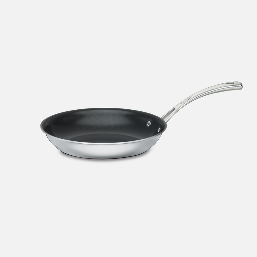 French Classic Tri-Ply Stainless Cookware 10" Non-Stick Frying Pan