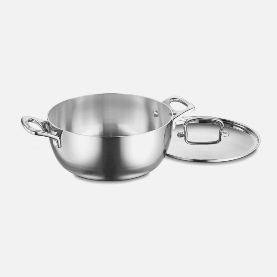Cuisinart French Classic Tri-Ply Stainless 4.5 Quart Dutch Oven with Cover