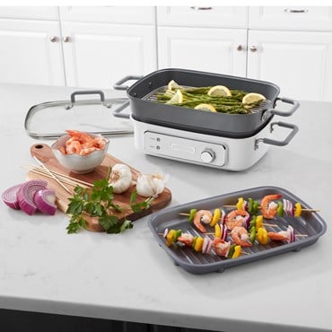 STACK5® Multifunctional Grill with Glass Lid