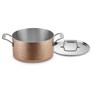 Hammered Collection Copper Tri-Ply Stainless 9 Piece Set