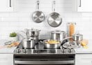 12-Piece MultiClad Pro Tri-Ply Stainless Cookware Set (MCP-12N)
