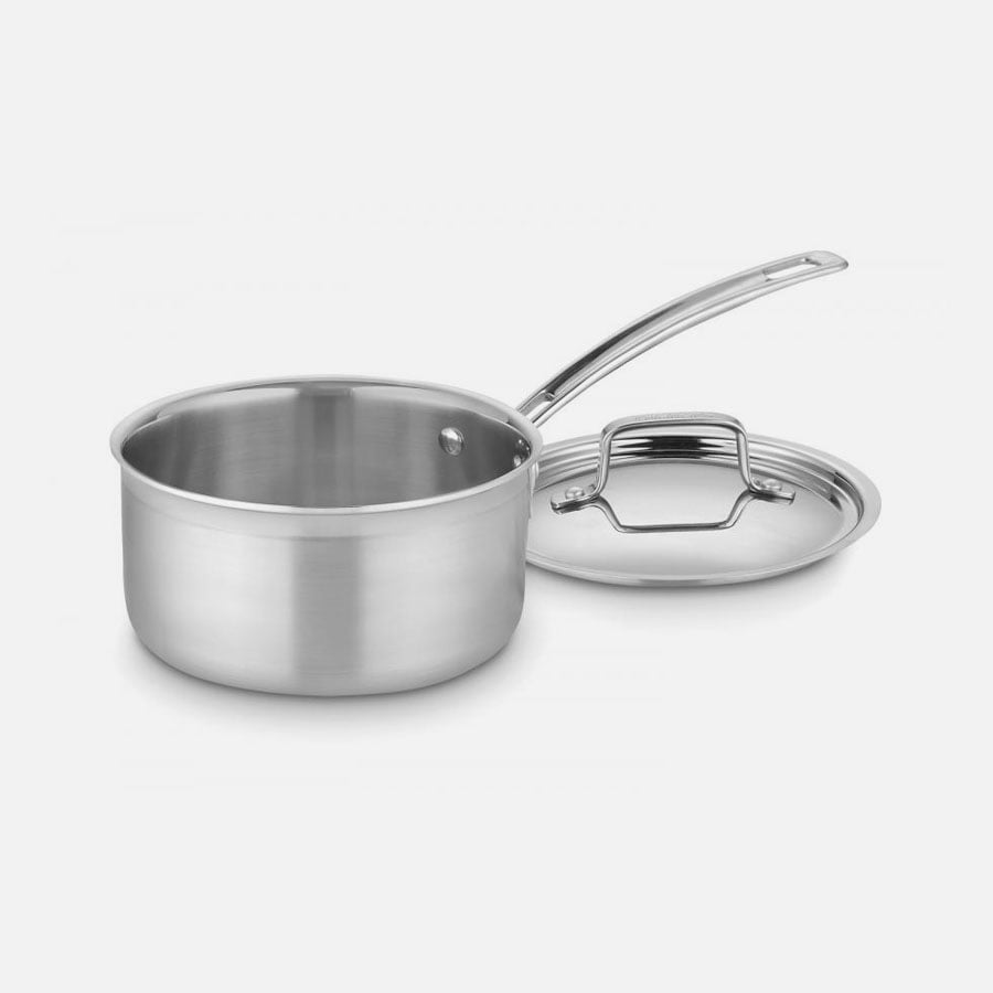 MultiClad Pro Triple Ply Stainless Cookware 2 Quart Saucepan