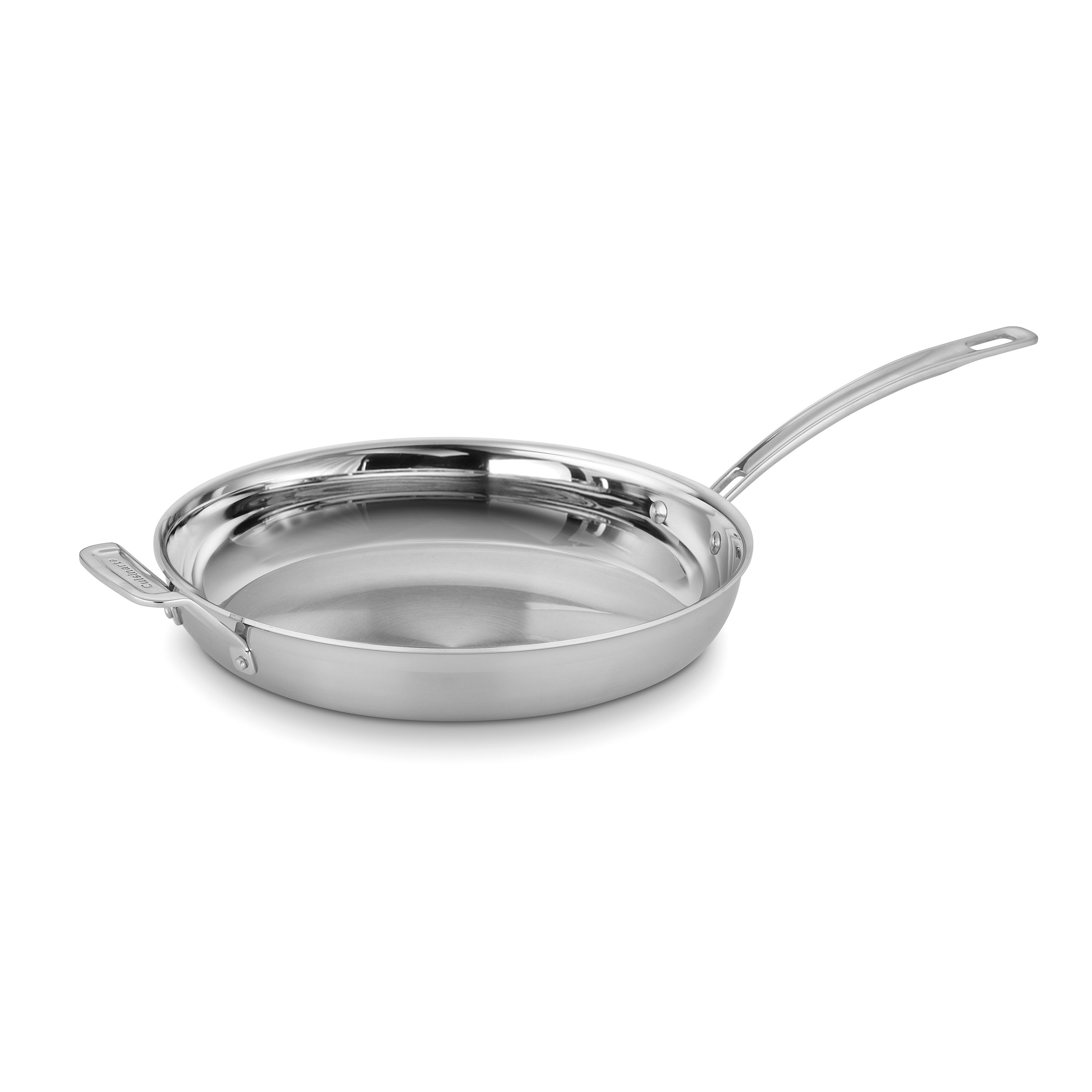 MultiClad Pro Triple Ply Stainless Cookware 12'' Skillet with Helper Handle
