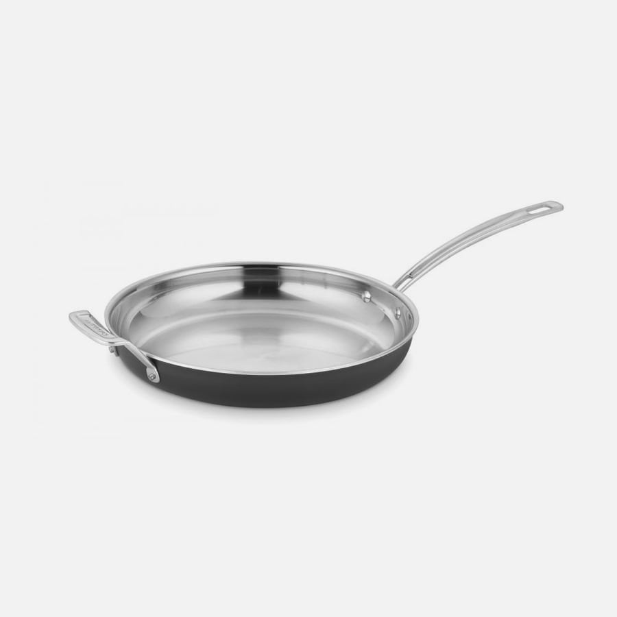 12" Skillet with Helper Handle & Cover