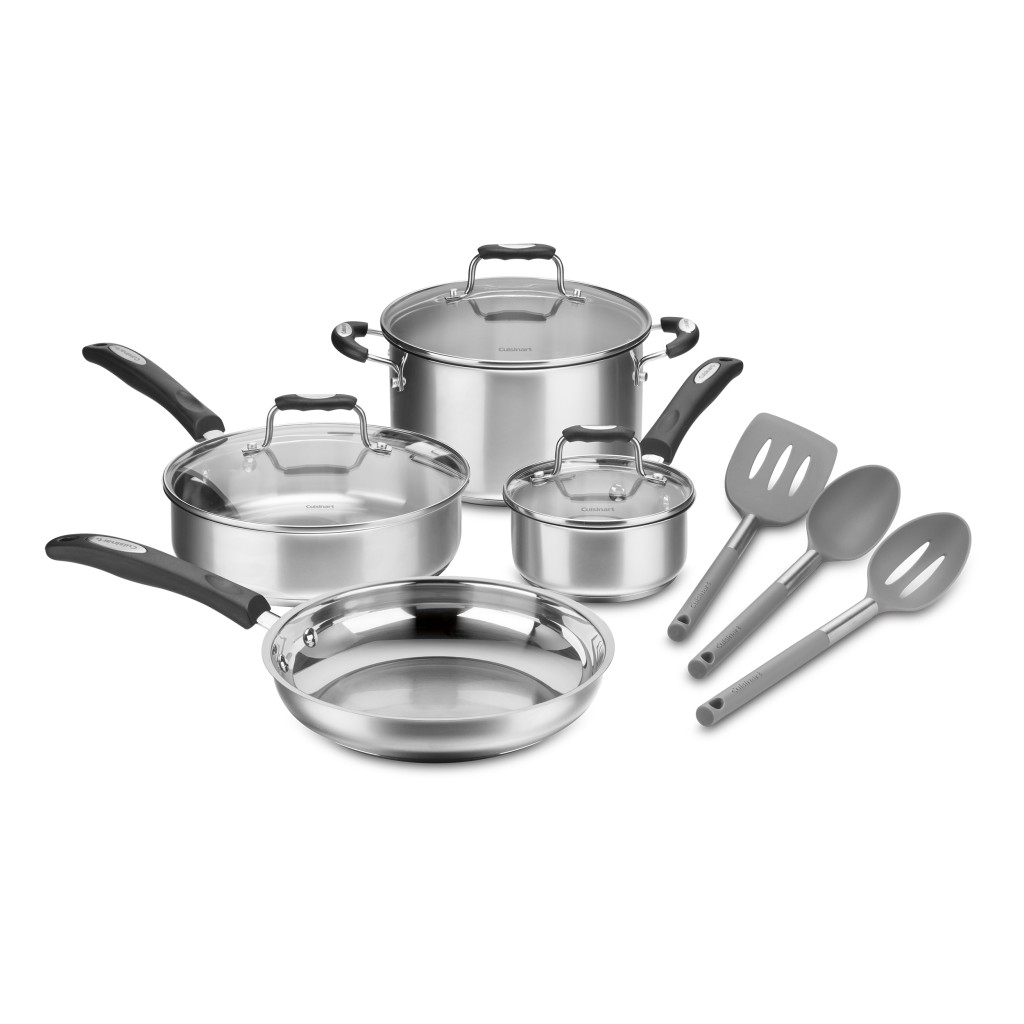 10-Piece Chef's Classic Stainless Cookware Set (77-10P1)