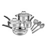 10-Piece Chef's Classic Stainless Cookware Set (77-10P1)